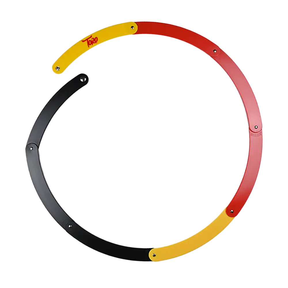 Cercle pliant Noir Jaune Rouge – Image 3