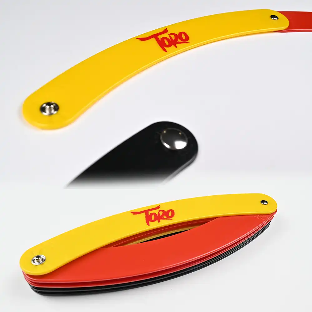 Cercle pliant Noir Jaune Rouge – Image 2